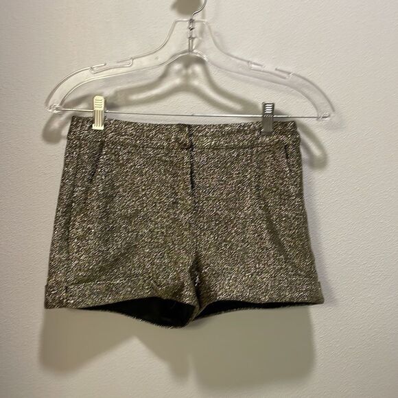 Forever 21 woman’s gold sparkly hot pants shorts - Picture 2 of 12
